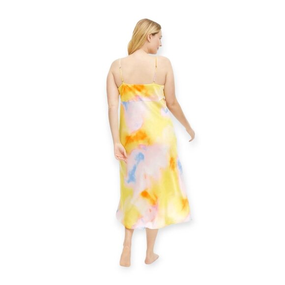 Long Satin Sunset Slip Dress by Diane Von Furstenberg for Target size XL - Picture 2 of 10